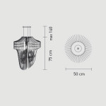 Slamp Aria Transparent S Lampada a Sospensione 50 cm LED 35W