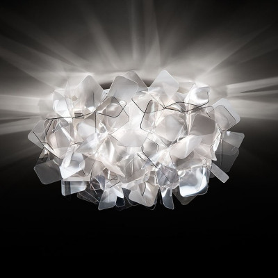 Slamp CLIZIA MINI Plafoniera Applique 32 cm Fumé