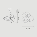 SLAMP ETOILE LARGE Sospensione - Misure