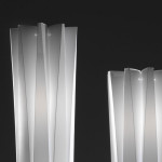 Slamp Bach XXL Lampada da Terra in con Base in Acciaio Inox e Dimmer