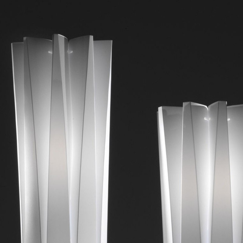 Slamp Bach XL Lampada da Terra con Base in Acciaio Inox e Dimmer