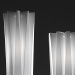 Slamp Bach XL Lampada da Terra con Base in Acciaio Inox e Dimmer Slamp Bach XL Lampada da Terra con Base in Acciaio Inox e Dimmer