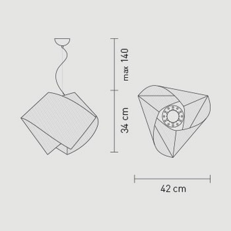 Slamp Gemmy Prisma Lampada a Sospensione 42 cm