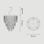 Slamp Ceremony Lampada a Sospensione 90 cm