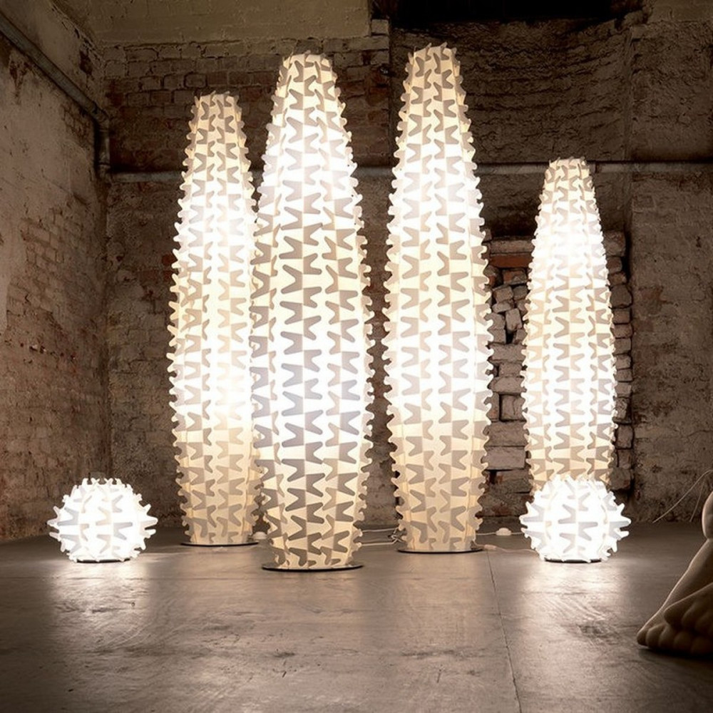 Slamp Cactus XXL Lampada da Terra Bianca 180 cm