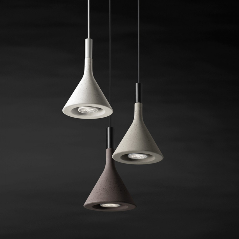 Foscarini Aplomb Mini Lampada Sospensione Cemento D. 11,5 cm - Imagen 9 de 28