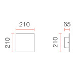 Quadrato LED - MISURE Quadrato LED - MISURE