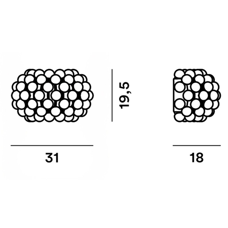 Foscarini Caboche Piccola Parete