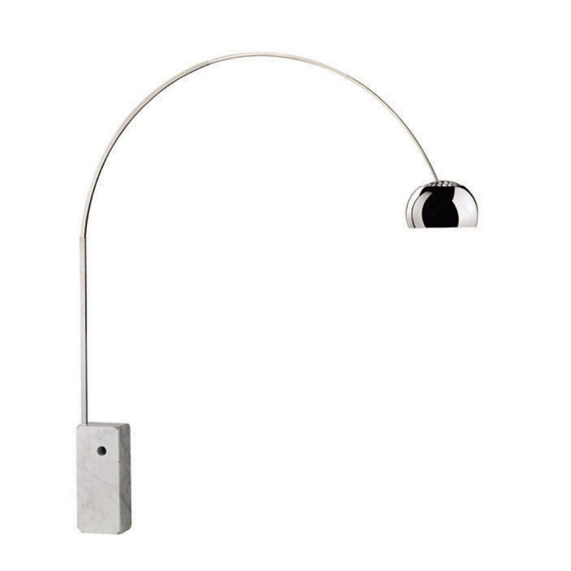 FLOS ARCO lampada terra telescopica con base in marmo