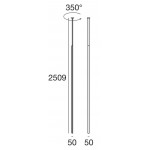 Linea Light MA&DE Xilema Lampada Terra LED a Sospensione con Dimmer