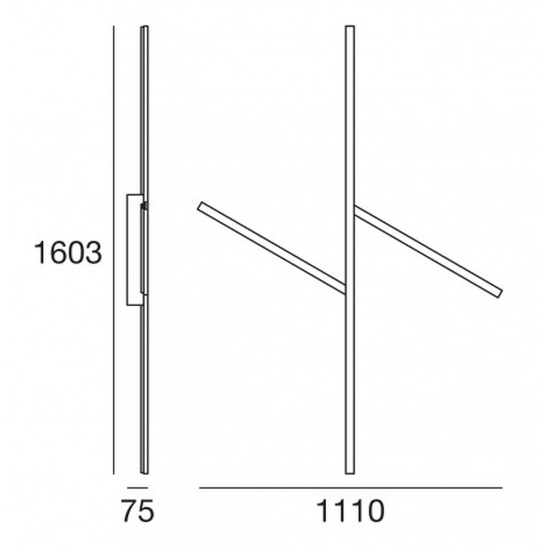 Linea Light MA&DE Xilema Plafoniera Applique LED