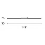 Linea Light MA&DE Xilema Applique LED Orizzontale