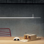 Linea Light MA&DE Opti-Line Lampadario Sospensione LINEARE LED Cm 129