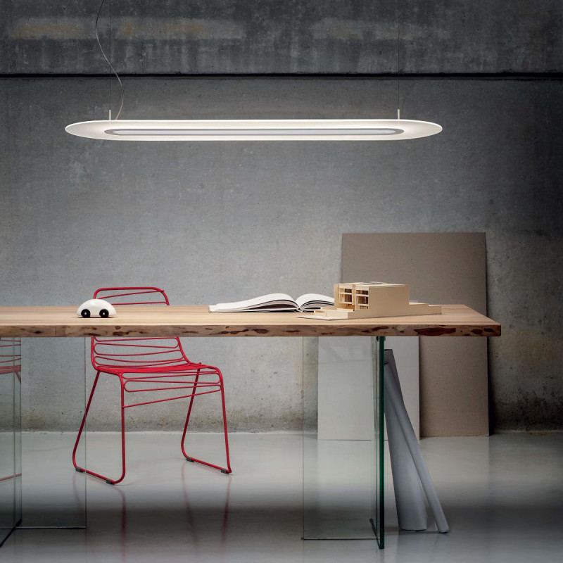 Linea Light MA&DE Opti-Line Lampadario Sospensione LINEARE LED Cm 129