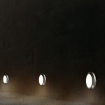 SMILE 1 applique SEGNAPASSI LED rotondo per esterni