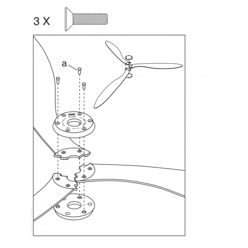 Luceplan Blow - Set 3 Pale - Contenuto confezione