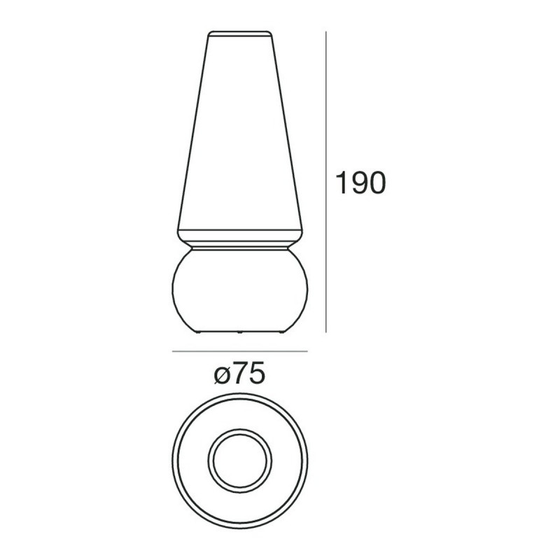 Linea Light Marge Terra Esterno Giardino