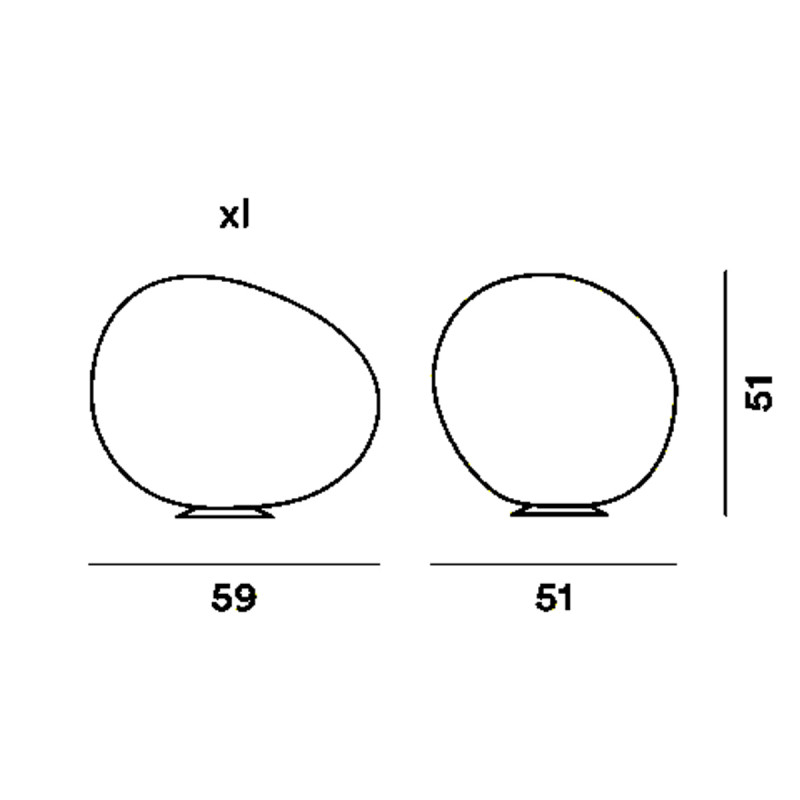 Foscarini Outdoor Gregg Xl Terra Bianco
