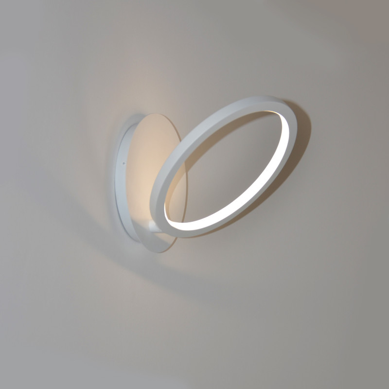 Biluce Opposit Applique LED Anello Bianco