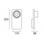 Linea Light Beebo Spot LED Soffitto o Parete 11W