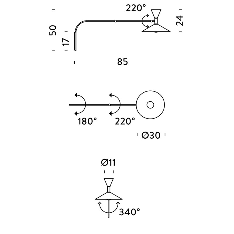 Nemo Lampe de Marseille Mini Misure