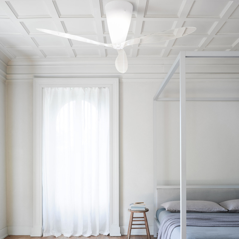 Luceplan Blow Ventilatore Soffitto Con Luce Dimmerabile Nuova Versione dal 2015