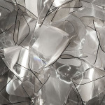 Slamp Clizia Table BATTERY Powered Fumé Lampada da Tavolo a batteria