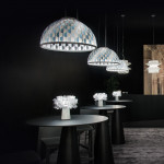 Slamp Clizia Table BATTERY Powered Fumé Lampada da Tavolo a batteria