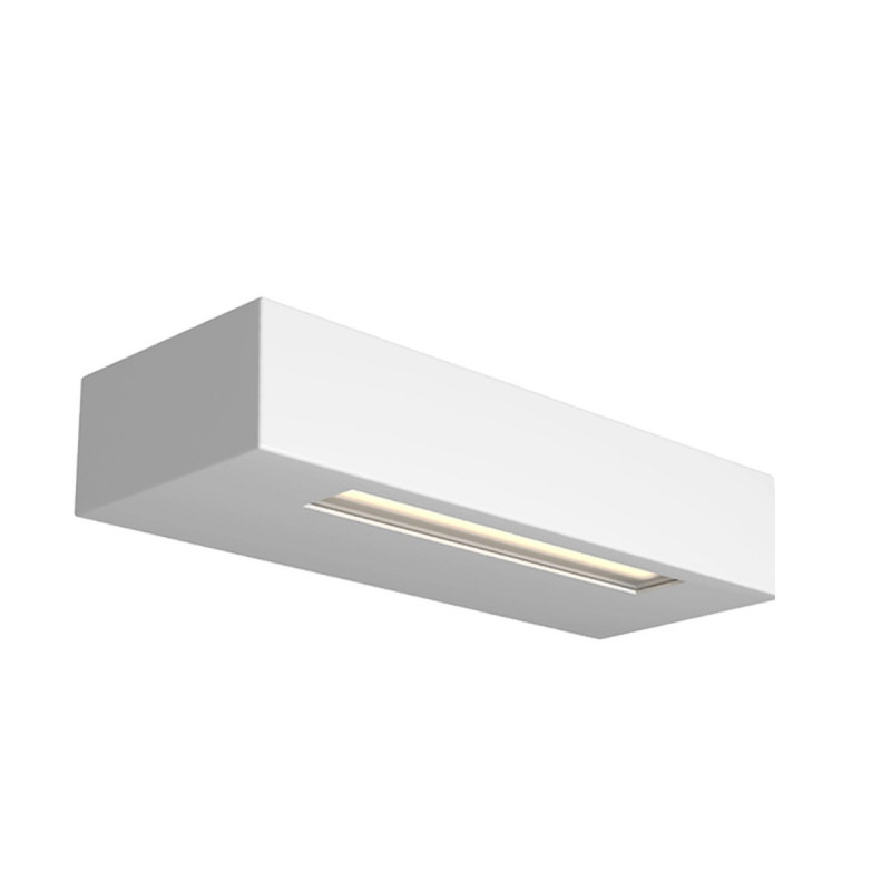 Essenza 22 Cm Bianco - Applique 14w Led Moderna Biemissione Made In Italy Classe A+