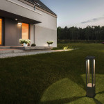 Paletto lampioncino LED per esterno moderno 65 cm IP54 Grigio Paletto lampioncino LED per esterno moderno 65 cm IP54 Grigio