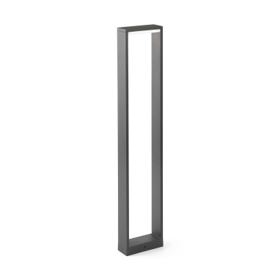 Paletto Lampioncino 80 CM LED per Esterni IP54 Grigio