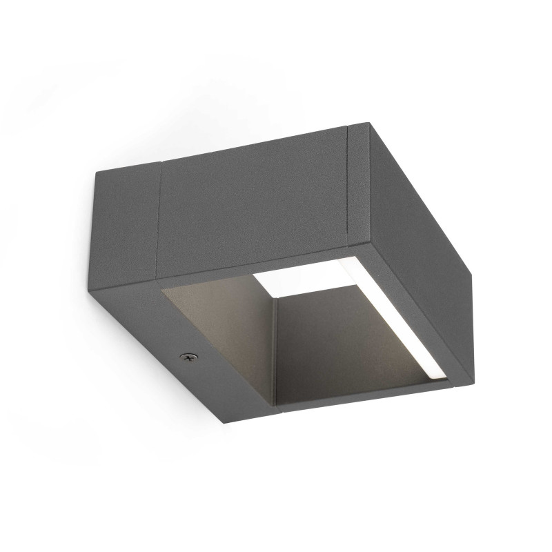 Applique LED per esterno moderna luce indiretta IP54 Grigio