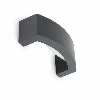 Applique per Esterni a luce indiretta IP44 Alluminio Grigio