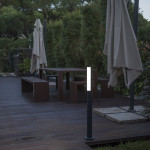 Paletto Lampioncino per Esterni Moderno Cilindrico H. 90 cm LED 8W