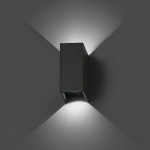 Applique esterno LED fasci regolabili grigio scuro Applique esterno LED fasci regolabili grigio scuro