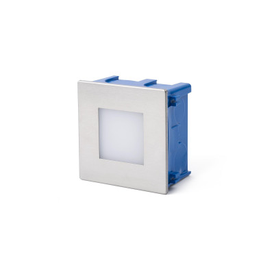 Applique Segnapassi incasso LED 0,8W per esterni Quadrato