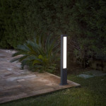 NANDA LED LAMPADA PALETTI GRIGIO SCURO H80CM 12.5W