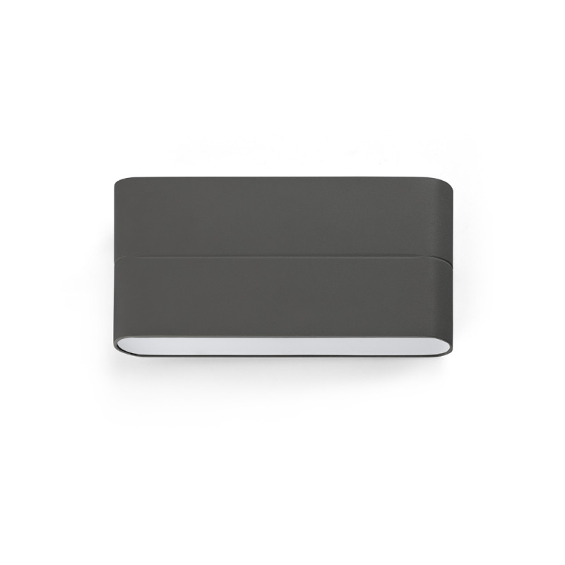 Applique LED per esterno Biemissione 17.5 cm IP54 Grigio Antracite