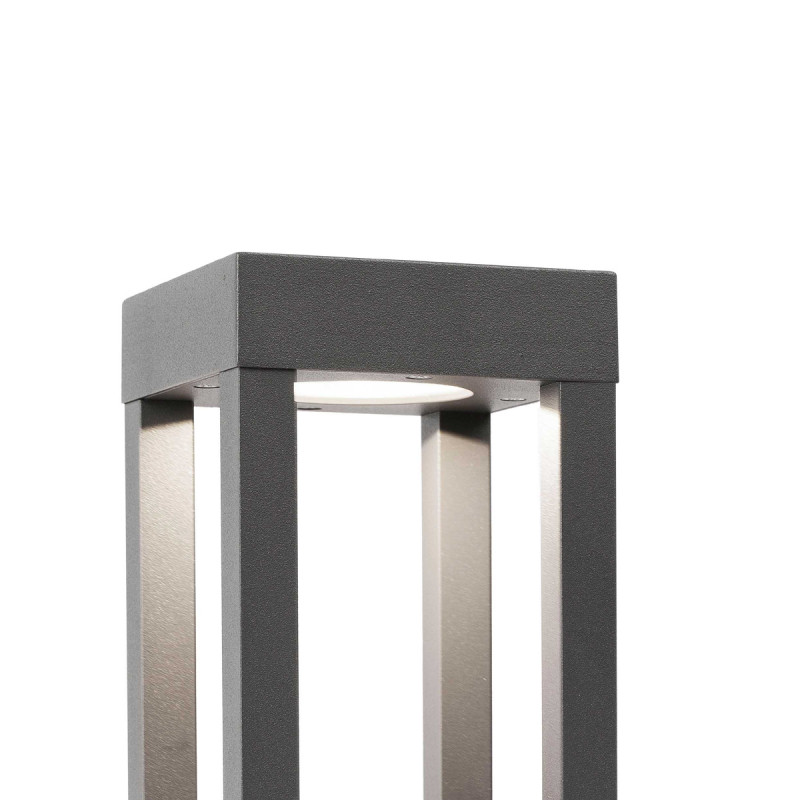 Paletto lampioncino LED per esterno moderno 65 cm IP54 Grigio