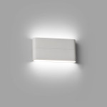 Applique LED per esterno Biemissione 17.5 cm IP54 Bianco Applique LED per esterno Biemissione 17.5 cm IP54 Bianco