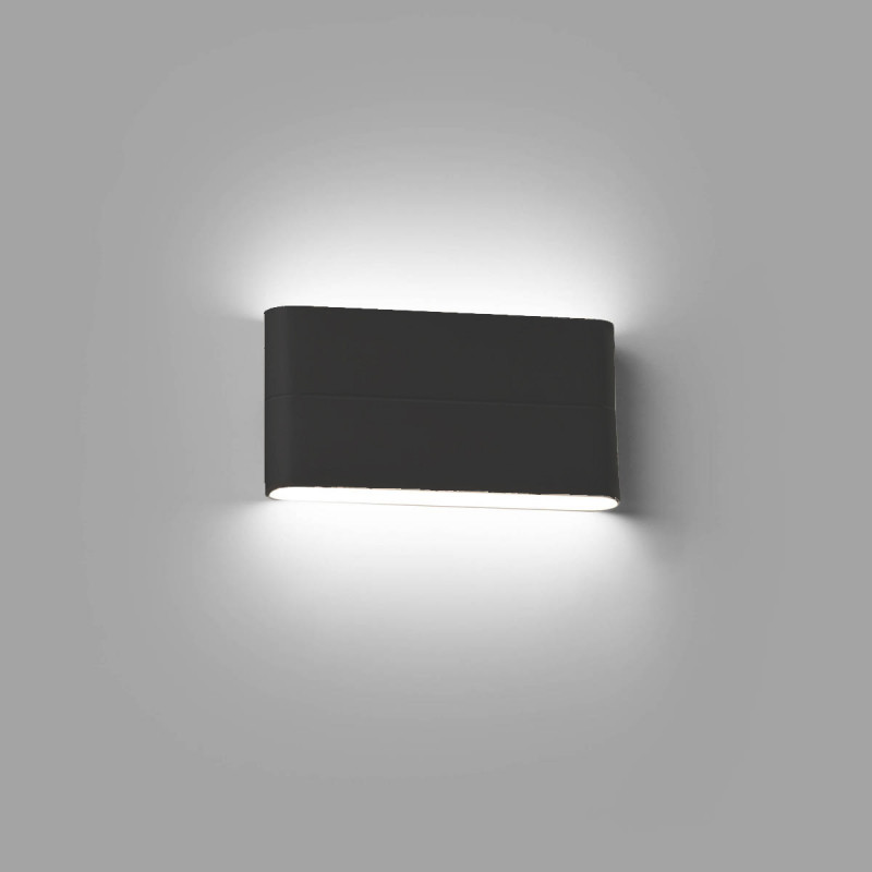 Applique LED per esterno Biemissione 17.5 cm IP54 Grigio Antracite