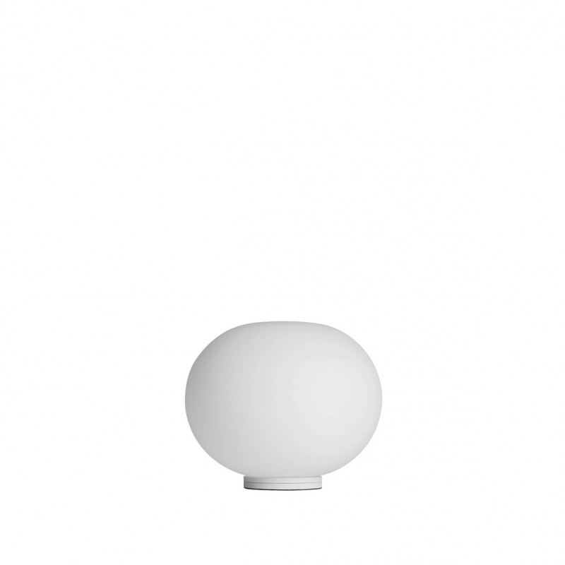 Flos Glo-Ball Basic Zero Lampada Comodino in Vetro bianco D. 19 cm