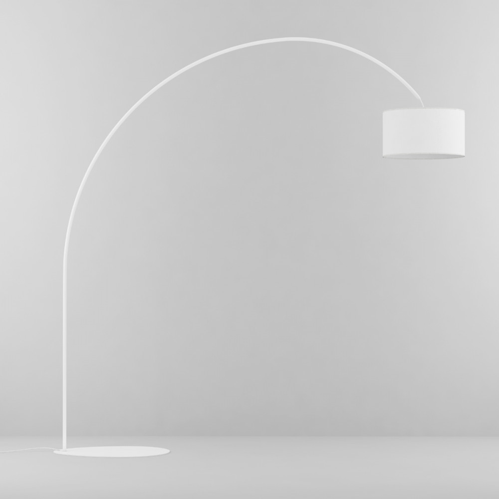 Lampada da Terra-Piantana ad Arco 230 cm bianco-nero-grigio