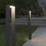 Paletto Lampioncino 80 CM LED per Esterni IP54 Grigio