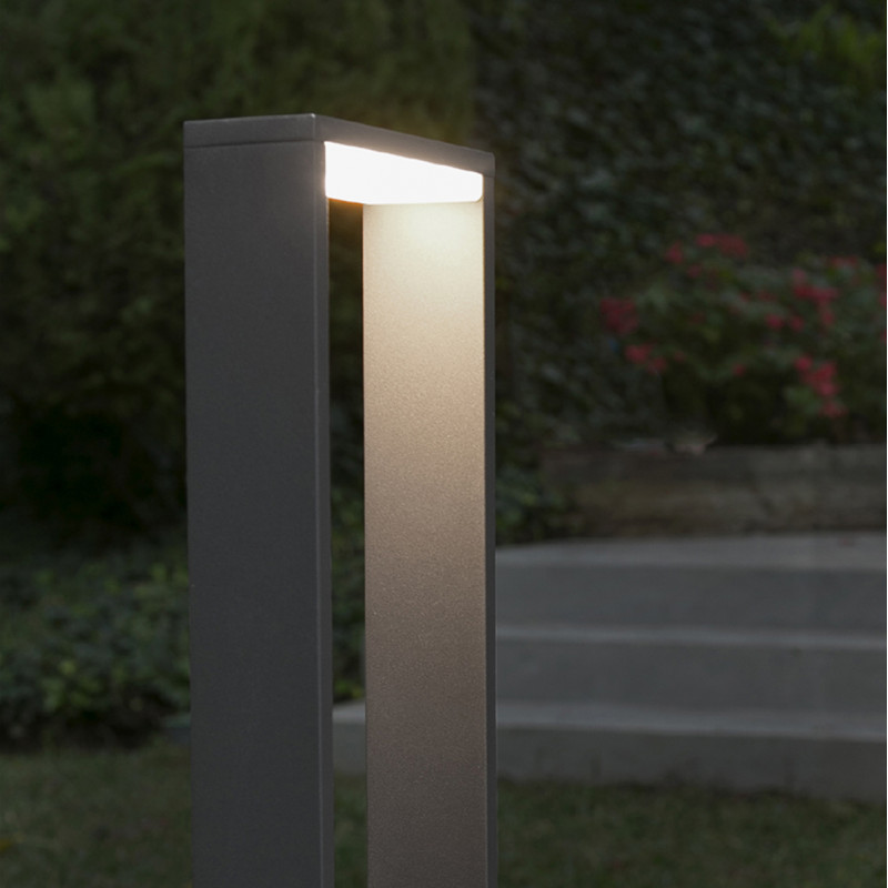 Paletto Lampioncino 80 CM LED per Esterni IP54 Grigio