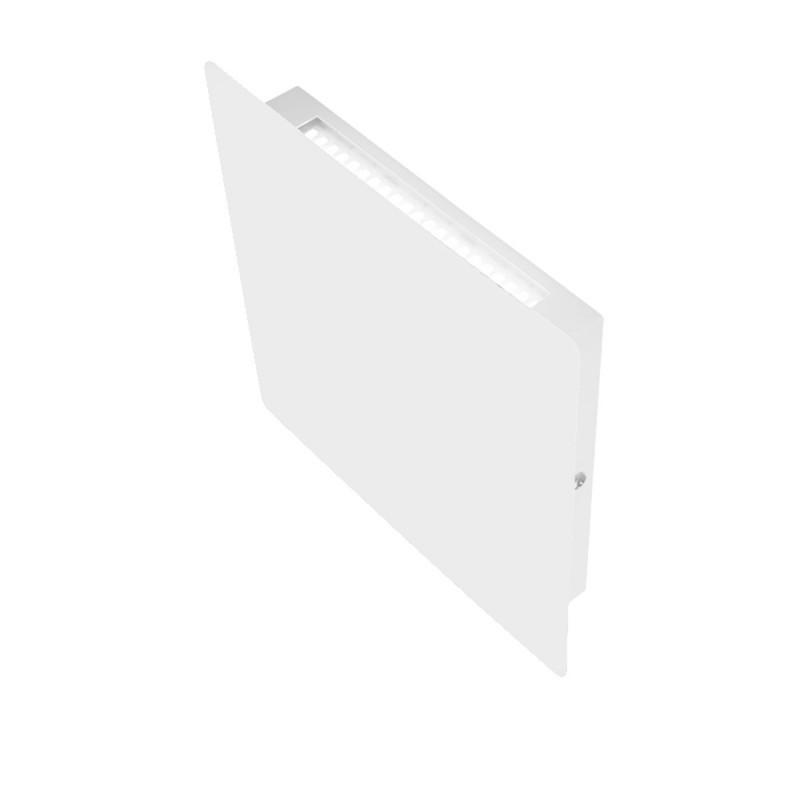 Biluce MATTONELLA Bianca Applique LED 15W Quadrata Biemissione Extra Piatta