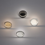 Biluce Opposit Applique LED 20W con Anello Bianco Biluce Opposit Applique LED 20W con Anello Bianco