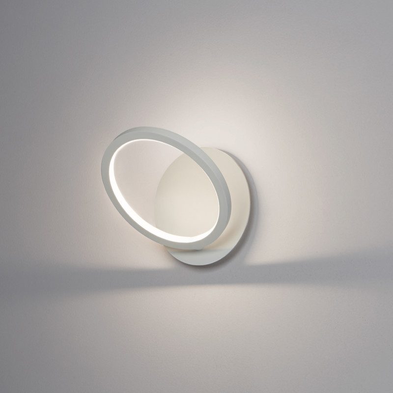 Biluce Opposit Applique LED 20W con Anello Bianco