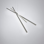 Biluce Segmenti Lampadario LED Lineare con Aste incrociate