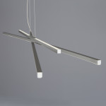 Biluce Segmenti Lampadario LED Lineare con Aste incrociate